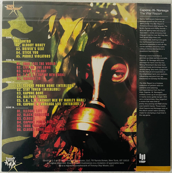 Capone-N-Noreaga* : The War Report (2xLP, Album, Club, RE, RM, Yel)