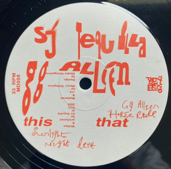 SJ Tequilla : GG Allien (12", EP)