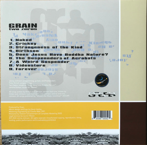 Grain (2) : Two Zeros ‎ (2xLP, Album, RE, Sil)