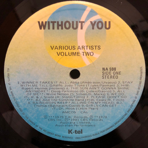 Various : Without You Vol. II (LP, Comp)