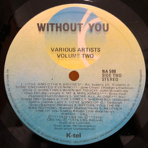 Various : Without You Vol. II (LP, Comp)