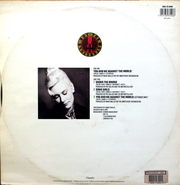 The Motorcycle Boy : You And Me Against The World (12", Single)