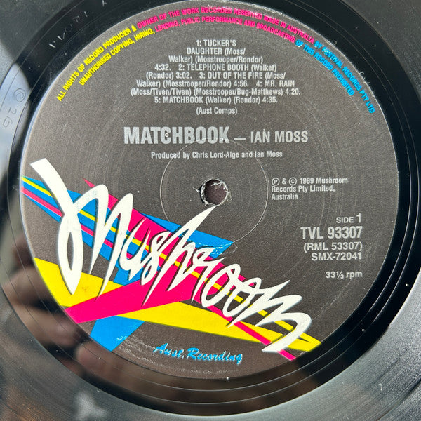 Ian Moss : Matchbook (LP, Album, Gat)