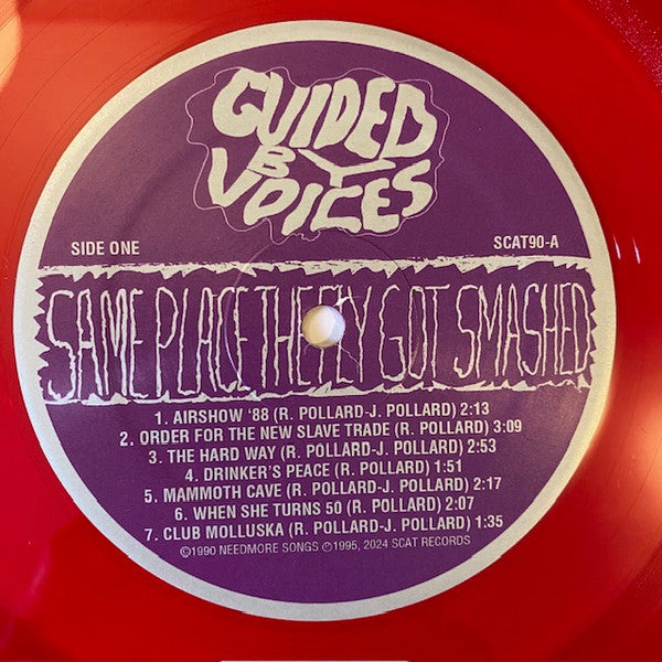 Guided By Voices : Same Place The Fly Got Smashed (LP, Album, RE, Red)
