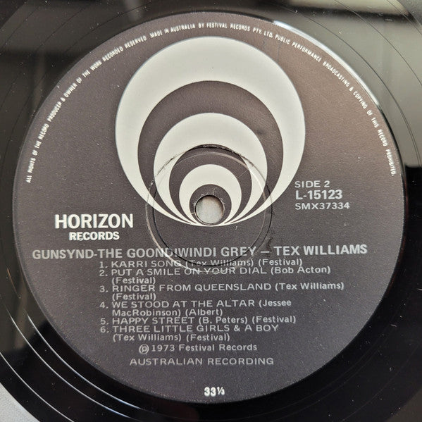 Tex Williams (2) : Gunsynd - The Goondiwindi Grey (LP, RE)