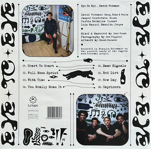 David Versace : Eye To Eye (LP, Album)