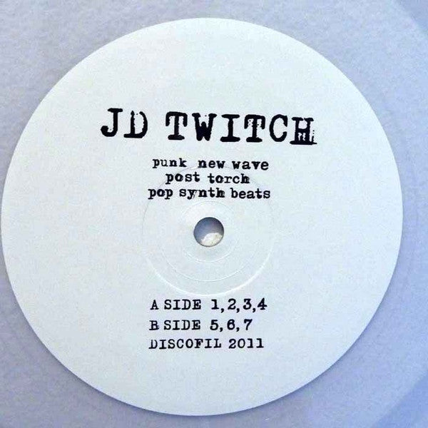 JD Twitch : Punk New Wave Post Torch Pop Synth Beats (12", Unofficial, Tra)