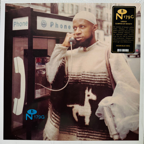 Laraaji : Glimpses Of Infinity (LP, Comp, Blu)