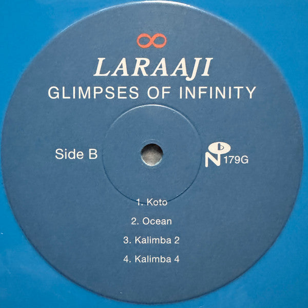 Laraaji : Glimpses Of Infinity (LP, Comp, Blu)
