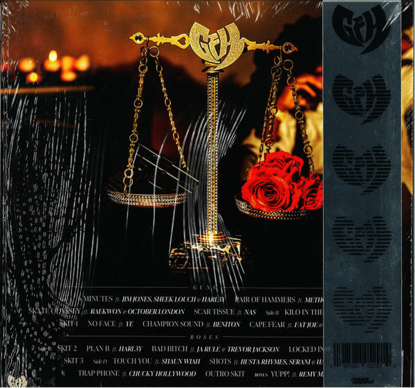 Ghostface Killah : Set The Tone (Guns & Roses) (LP, Gre + LP, Pur + Album, Ltd, Obi)