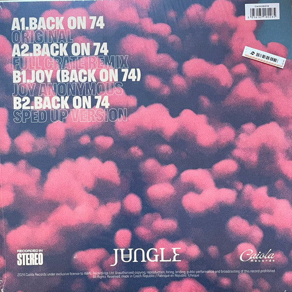 Jungle (12) : Back On 74 (12", RSD)