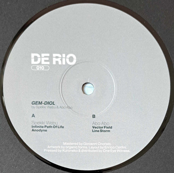 Spekki Webu & Abo (13) : Gem-Diol (12")