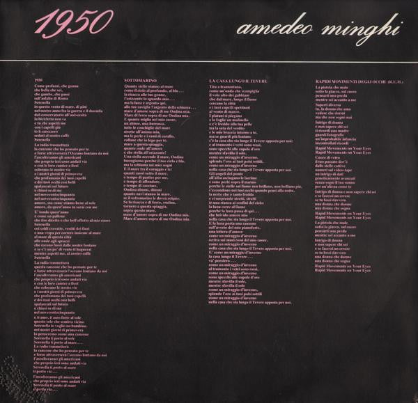 Amedeo Minghi : 1950 (LP)