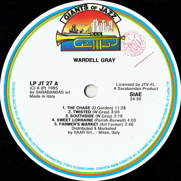 Wardell Gray : Wardell Gray (LP, Comp)