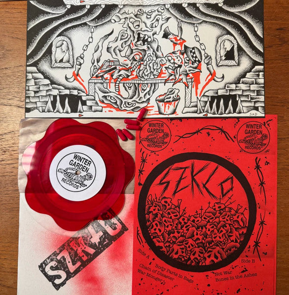 SzkLo : Bloody Flower (7", Shape, Blo)