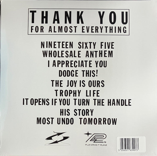 Headache (34) : Thank You For Almost Everything (2xLP, Album)