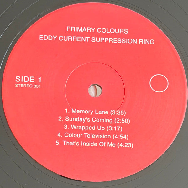 Eddy Current Suppression Ring : Primary Colours (LP, RE)