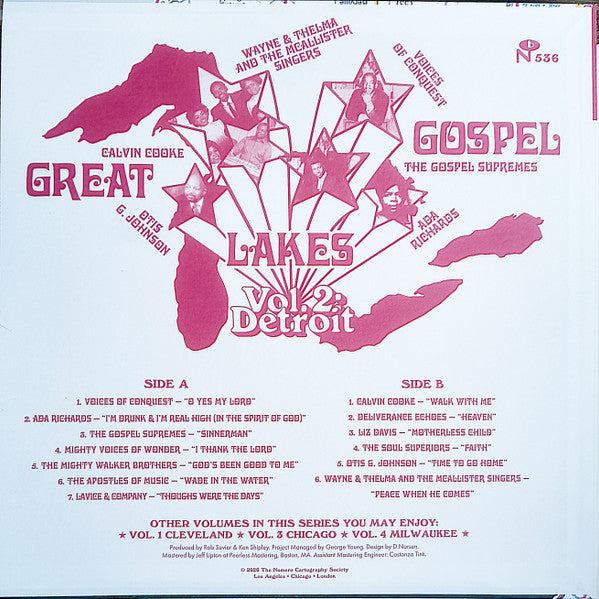 Various : Great Lakes Gospel - Vol. 2: Detroit (LP, Comp, Red)