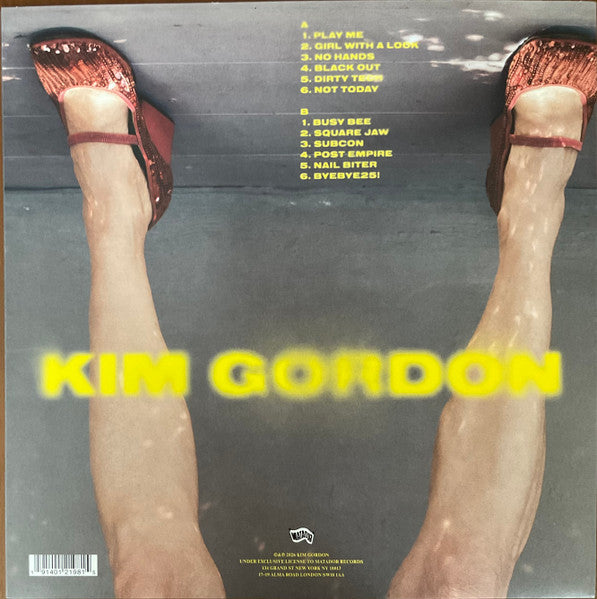 Kim Gordon : Play Me (LP, Album, Ltd, Whi)