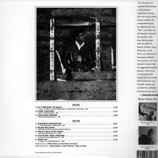Syl Johnson : Is It Because I’m Black (LP, Album, RE)