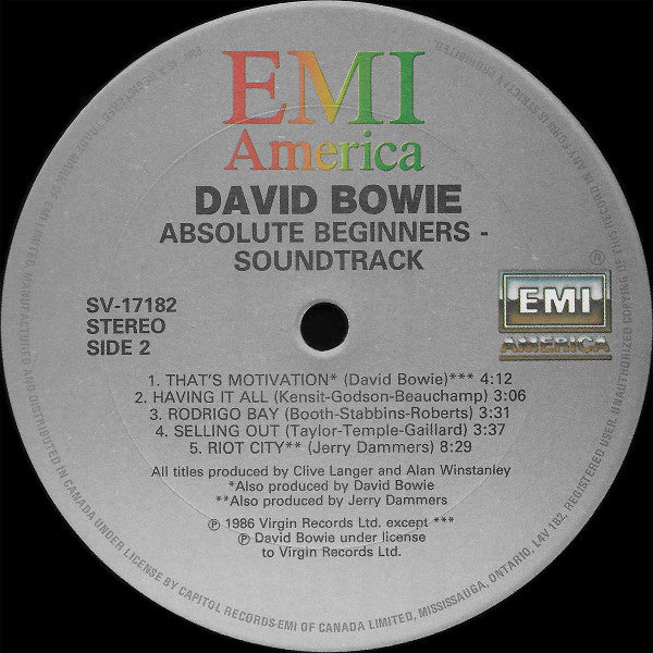 Various : Absolute Beginners - The Musical (Songs From The Original Motion Picture) (LP, Album)