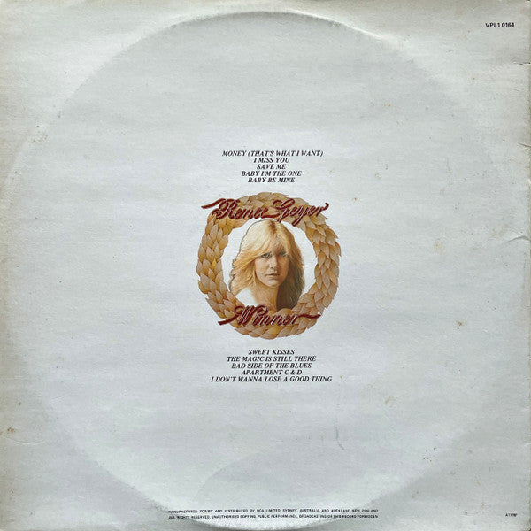 Renee Geyer : Winner (LP, Album, Gat)