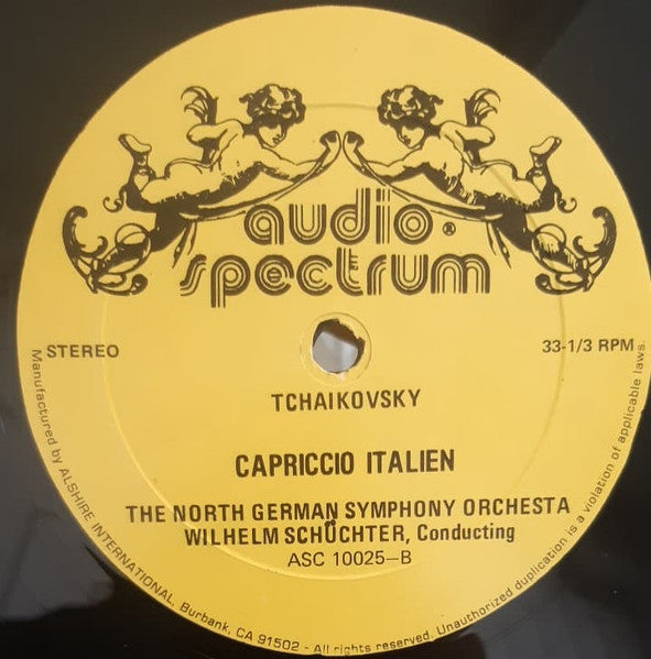 Pyotr Ilyich Tchaikovsky, Das Norddeutsche Symphonieorchester, Wilhelm Schüchter : "1812" Overture / Capriccio Italien (LP)