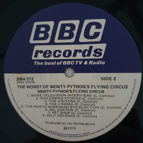 Monty Python : Monty Python's Flying Circus (LP, Mono, RE)