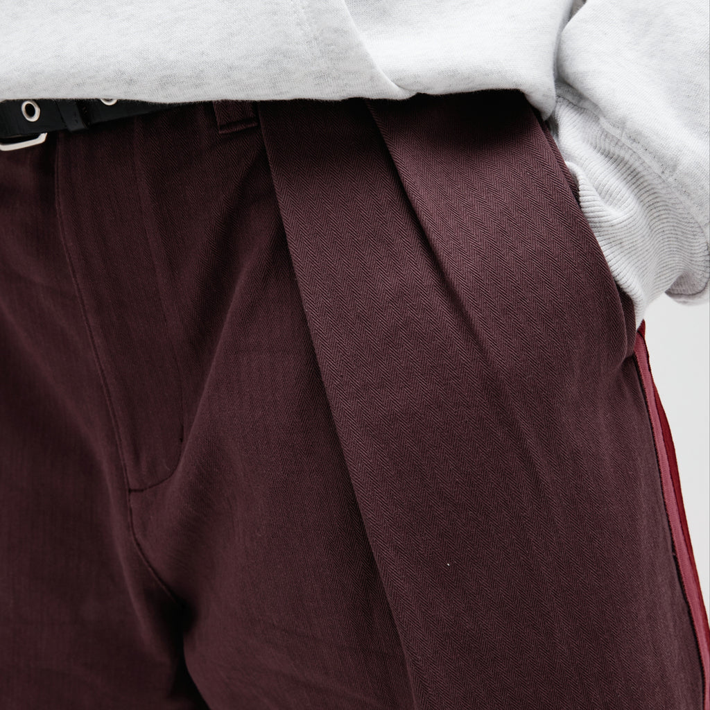 Leagues Club Stripe Pant | Plum