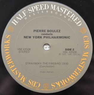 Boulez* Conducts Stravinsky* : The Firebird (Complete Original 1910 Version) (LP, Album, RE, RM, Hal)