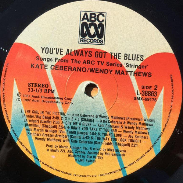 Kate Ceberano / Wendy Matthews : You've Always Got The Blues (LP, Album)