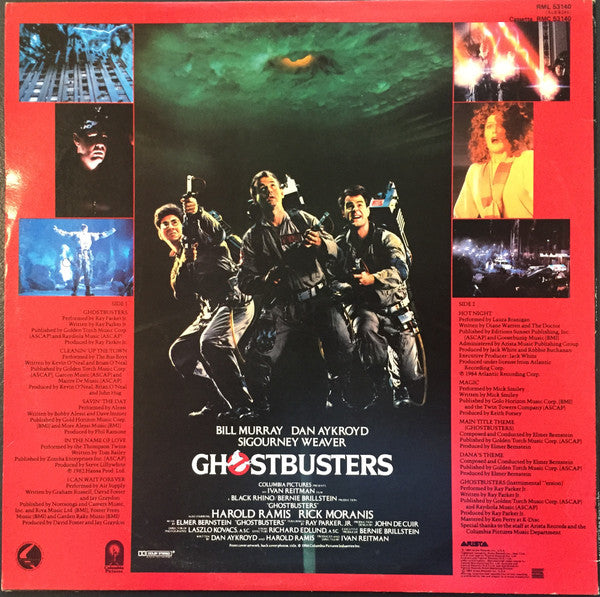 Various : Ghostbusters (Original Soundtrack Album) (LP, Album)