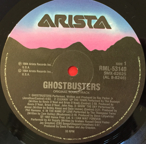 Various : Ghostbusters (Original Soundtrack Album) (LP, Album)