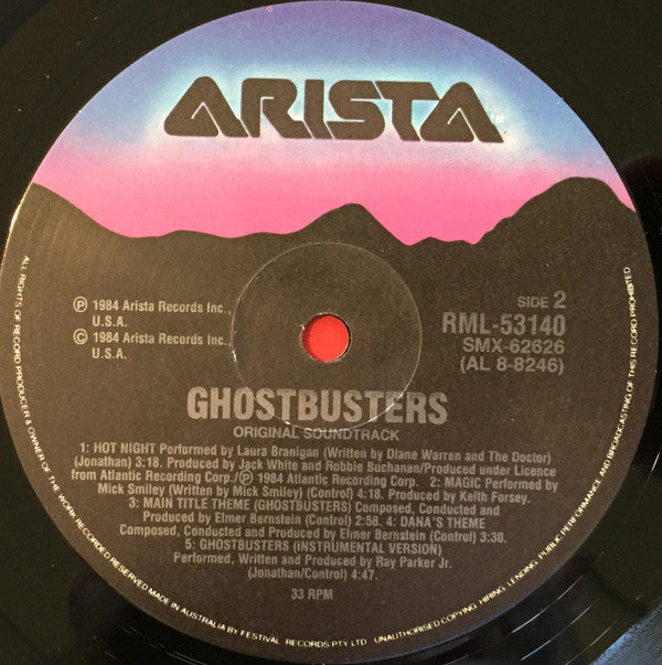 Various : Ghostbusters (Original Soundtrack Album) (LP, Album)
