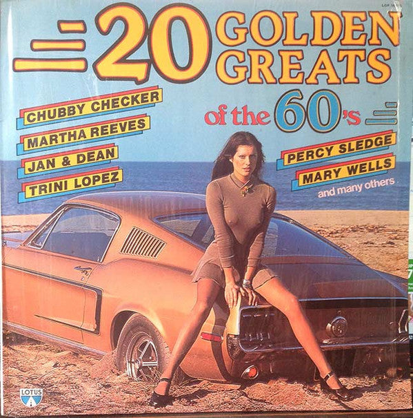 20 Golden Greats Of The 60's (LP) (Poor (P))