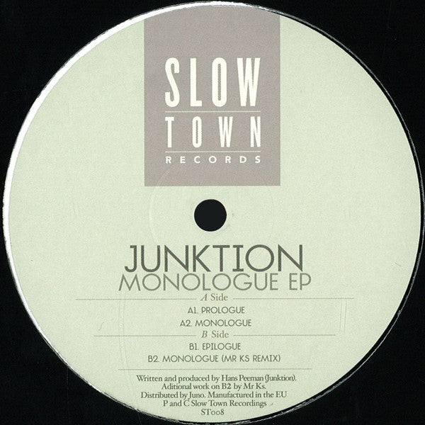 Junktion (3) : Monologue EP (12", EP, 180)