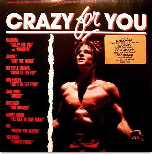 Various : Crazy For You (Original Motion Picture Sound Track) (LP, Comp)