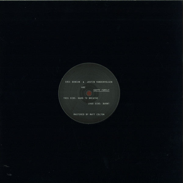Eric Duncan & Justin Vandervolgen* Are Happy Family (7) : Burnt / Hard To Breathe (12")