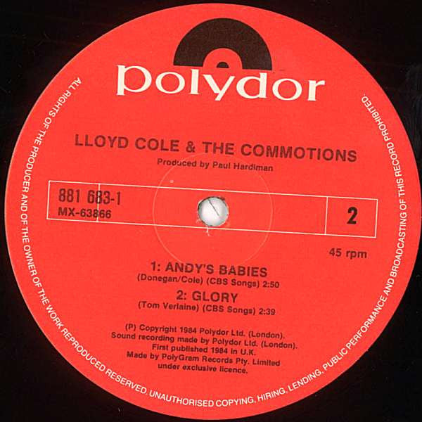 Lloyd Cole And The Commotions* : Perfect Skin (12")