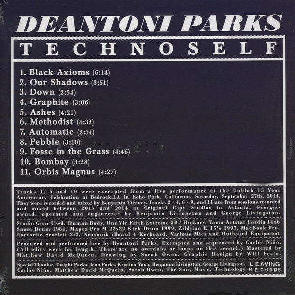 Deantoni Parks : Technoself (LP, Album)