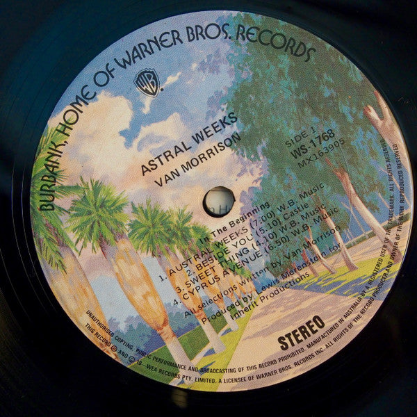 Van Morrison : Astral Weeks (LP, Album, RE)