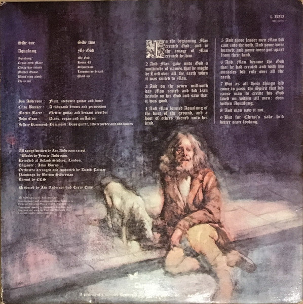 Jethro Tull : Aqualung (LP, Album, RE, Gat)