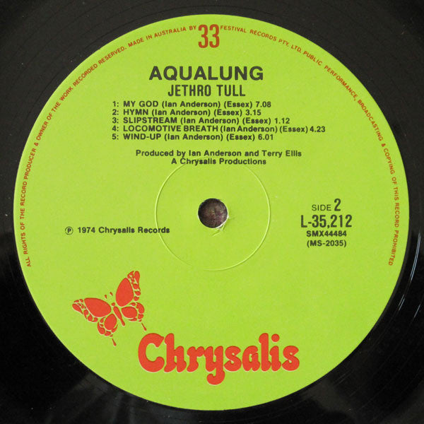 Jethro Tull : Aqualung (LP, Album, RE, Gat)