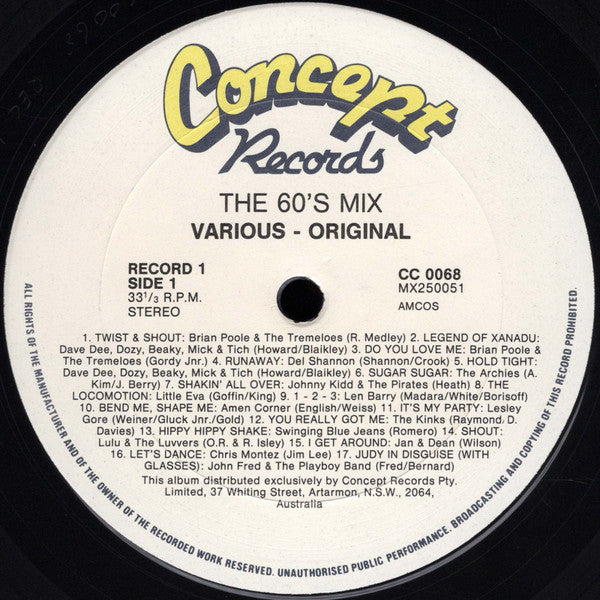 Various : Sixties Mix (2xLP, Comp)