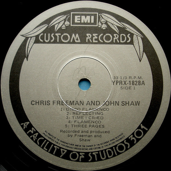 Chris Freeman (10) & John Shaw (9) : Chris Freeman And John Shaw (LP)