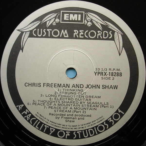 Chris Freeman (10) & John Shaw (9) : Chris Freeman And John Shaw (LP)