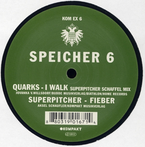 Quarks / Superpitcher : Speicher 6 (12")
