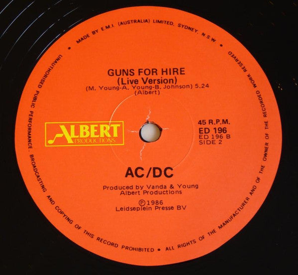 AC/DC : Who Made Who (Special Collectors Mix) (12", Pic)