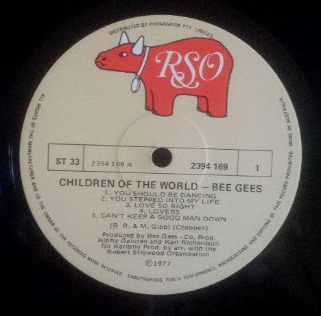 Bee Gees : Children Of The World (LP, Album)