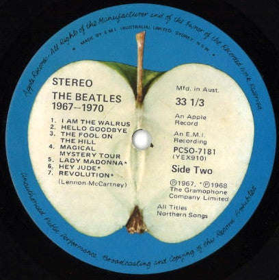 The Beatles : 1967-1970 (2xLP, Comp)